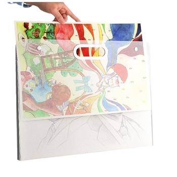 Yuzhi Пластмасов албум за съхранение на изкуство, A4/4K/8K, за скици, 1 страница, персонализиране налично, печат на лого възможен