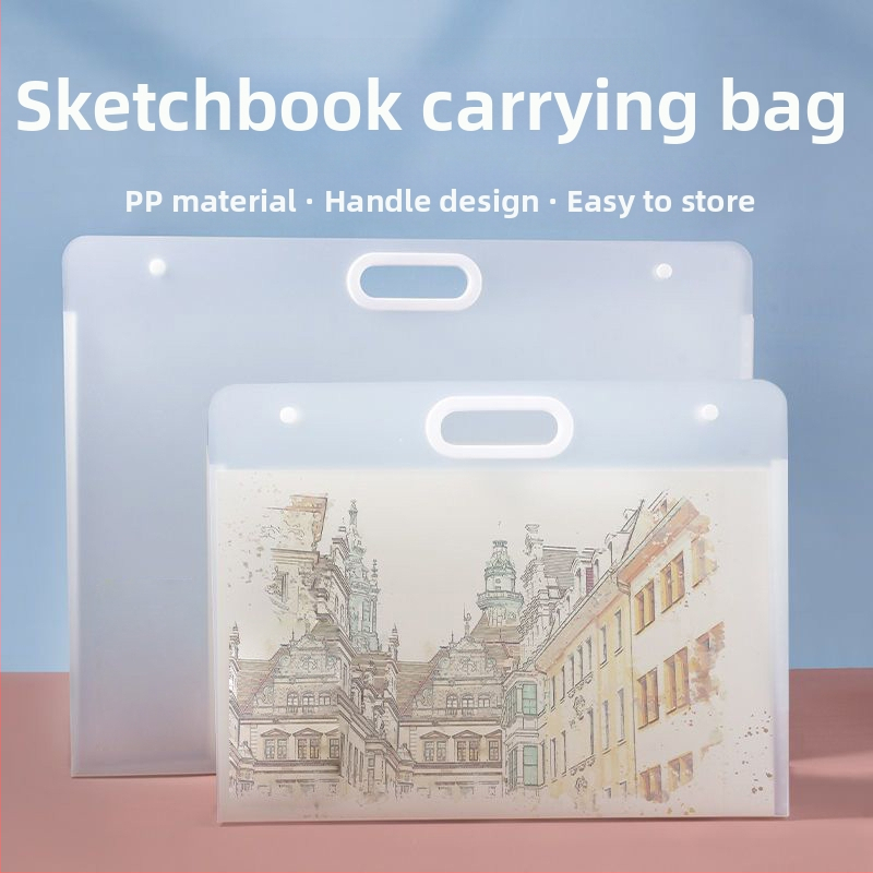 Yuzhi Пластмасов албум за съхранение на изкуство, A4/4K/8K, за скици, 1 страница, персонализиране налично, печат на лого възможен