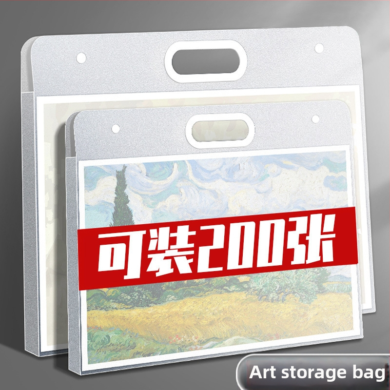 Yuzhi Пластмасов албум за съхранение на изкуство, A4/4K/8K, за скици, 1 страница, персонализиране налично, печат на лого възможен