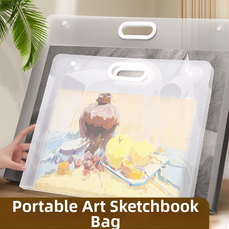 Yuzhi Пластмасов албум за съхранение на изкуство, A4/4K/8K, за скици, 1 страница, персонализиране налично, печат на лого възможен