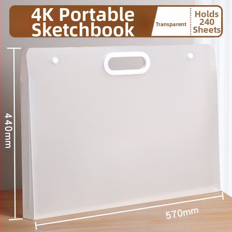 Yuzhi Пластмасов албум за съхранение на изкуство, A4/4K/8K, за скици, 1 страница, персонализиране налично, печат на лого възможен