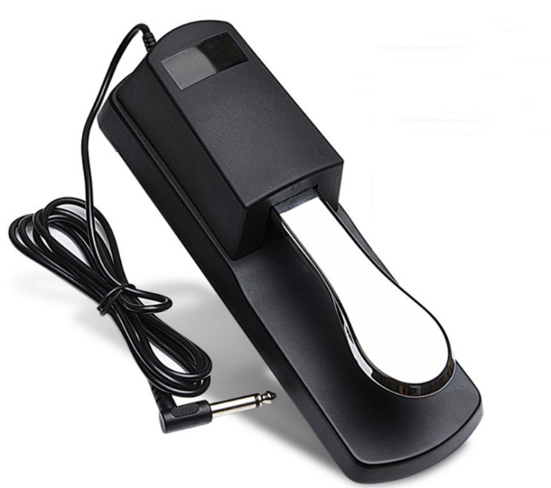 Sustain pedállal és fémpedállal rendelkező elektronikus billentyűzet, modell SY-01, ABS bevonattal, hangszerként használható