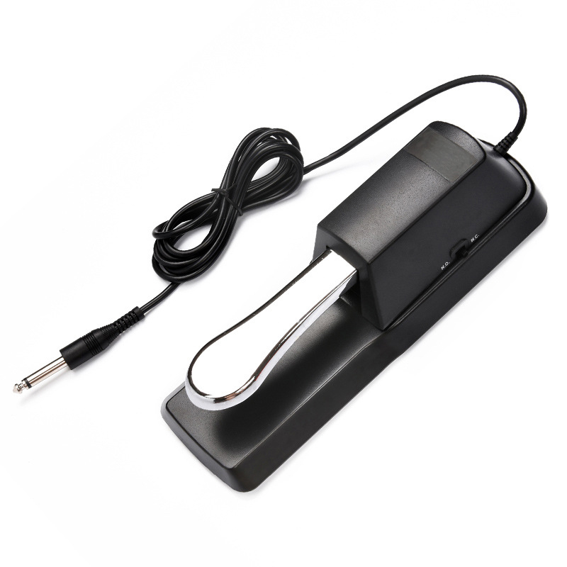 Sustain pedállal és fémpedállal rendelkező elektronikus billentyűzet, modell SY-01, ABS bevonattal, hangszerként használható