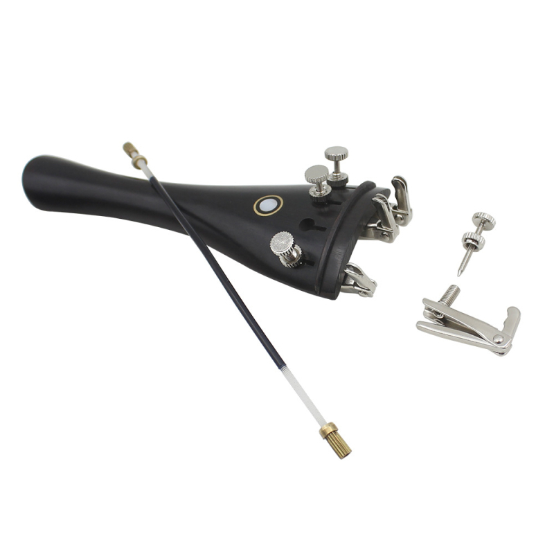 Αξεσουάρ βιολιού: ebony πλάκα χορδών, tuning pegs, καρφί ουράς, ουρά νήμα — Μοντέλο VL-37