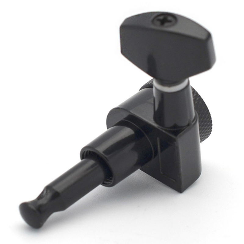 Fém gitárhúr-gomb, önzáró menettel, kis négyszögletes fej, teljesen zárt kivitel