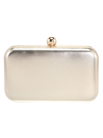 PU кожа – метална кутия чанта за вечерно събитие, ретро стил, твърда конструкция, хоризонтална квадратна, чанта за през кръст