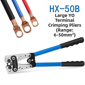 Préselőfogók elektromos vezetékekhez – HX-50B (Modell HX-50B, Anyag: Magas széntartalmú acél, Súly 1.2, Márka Easy to get)