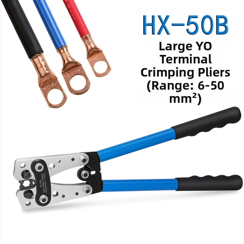 Préselőfogók elektromos vezetékekhez – HX-50B (Modell HX-50B, Anyag: Magas széntartalmú acél, Súly 1.2, Márka Easy to get)