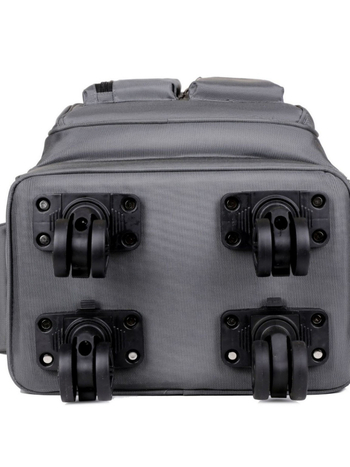 Σακίδιο καμβά με ρόδες για επιχειρηματικά ταξίδια, αδιάβροχο, ρυθμιζόμενοι ιμάντες με αερόσφυρες, unisex