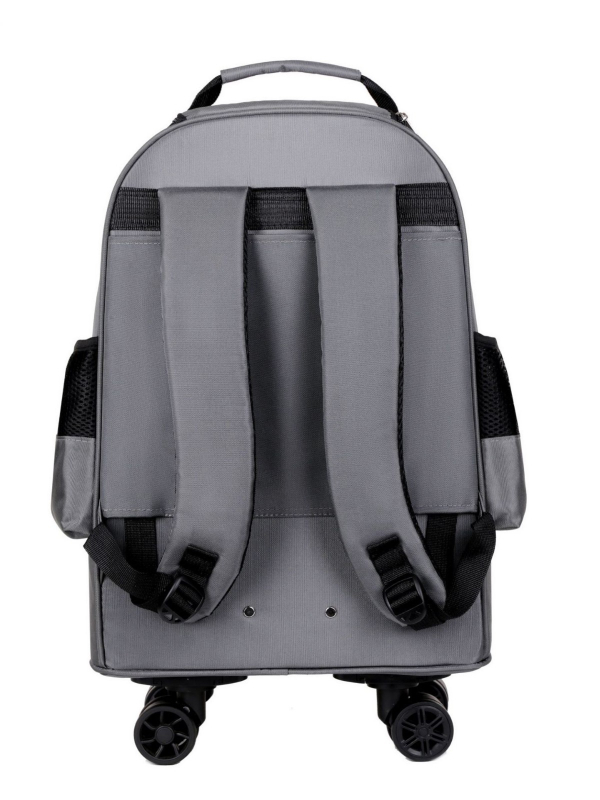 Vászonból készült gurulós hátizsák üzleti utazásokhoz, vízálló felülettel, lélegző vállpántokkal, uniszex