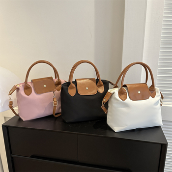 Дамска PU кофа чанта, стил Urban Simplicity, отваряне с цип, полиестерна подплата