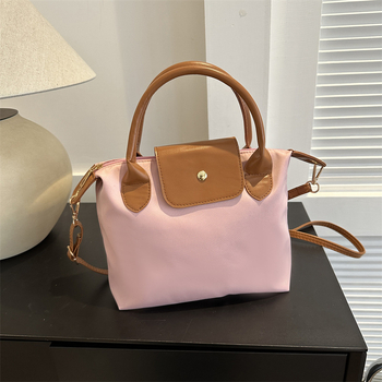 Дамска PU кофа чанта, стил Urban Simplicity, отваряне с цип, полиестерна подплата