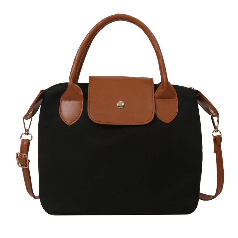 Дамска PU кофа чанта, стил Urban Simplicity, отваряне с цип, полиестерна подплата