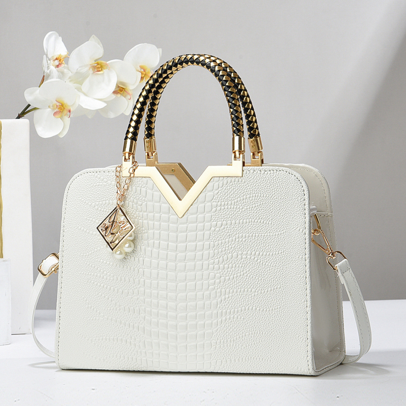 Shichen PU Tote krepšys kasdieniam naudojimui — užtrauktukas, poliesterio pamušalas, horizontali kvadratinė forma, viena peties juosta