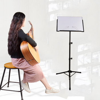 Zenei kottatartó SP-02, összecsukható és hordozható, állítható kialakítás, Anyag: ABS műanyag + matt acélcső, Márka: ZY, Zenei eszközök számára