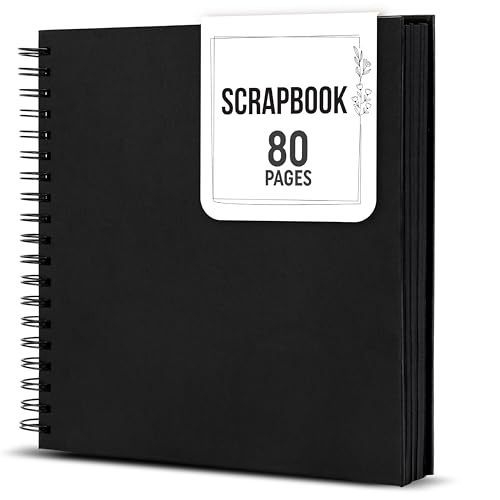 80-страничен фотоалбум от крафт хартия, DIY ретро скрапбук за сватба и спомени