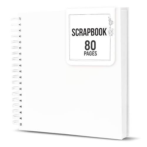 80-страничен фотоалбум от крафт хартия, DIY ретро скрапбук за сватба и спомени