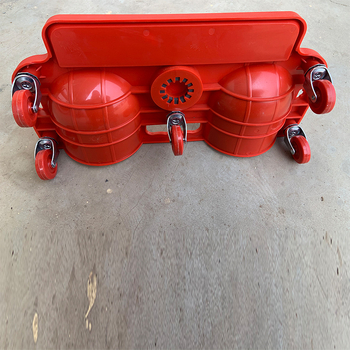 Μαξιλαράκι γονατισμού για επισκευές αυτοκινήτων με ολισθαίνων τροχός, πλαστικό Shengda