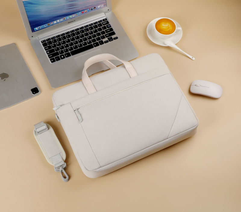 Geantă pentru laptop, unisex, cu curea crossbody – Nylon, impermeabilă, respirabilă, rezistentă la uzură, rezistentă la cutremure, stil business elite