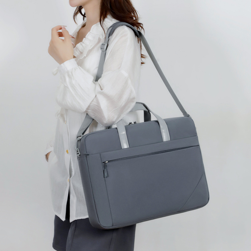 Geantă pentru laptop, unisex, cu curea crossbody – Nylon, impermeabilă, respirabilă, rezistentă la uzură, rezistentă la cutremure, stil business elite