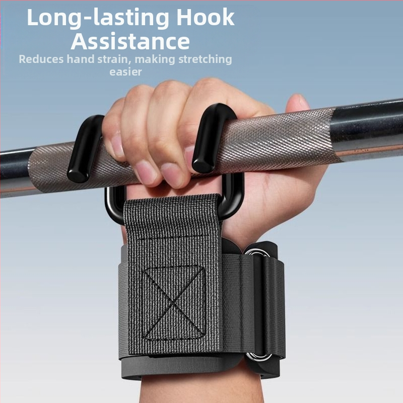 Pomocný hák na zhyby s ochranou zápästia – polyesterový náramok, balenie 10 kusov