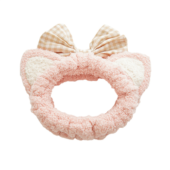 Κεφαλόδεσμος με γούνινα αυτιά γάτας και φιόγκο, Κορεάτικού στυλ | Υλικό: Ύφασμα; Τύπος: Κεφαλόδεσμος; Στυλ: Φιόγκος; Μοντέλο: FQ3003