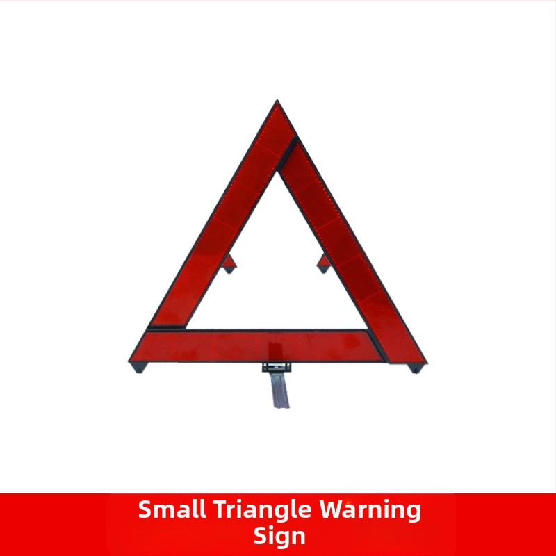 Automobilinis atšvaitinis trikampis su tripodu – ABS plastikas, sulankstomos tripodas, automobilių sauga, licencijuotas privataus prekinio ženklo ženklinimas