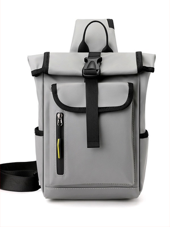 Мъжка гръдна чанта — найлонов материал; дишаща; водоустойчива; много лека; разширяваща се