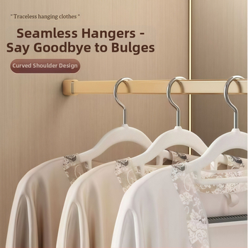 Κρεμάστρα ρούχων Zhengyan — Αντιολισθητική, χωρίς ίχνη, αντι-θώρης ώμων; πλαστικό, 60–80% νέο υλικό; μοντέρνος μινιμαλιστικός σχεδιασμός; κυκλοφόρησε το 2023; κατάλληλη για κρεμάστρες, ράγες παντελονιών και κρεμάστρες γραβάτας