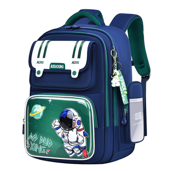 Детска раница Спейсман за ученици, за момчета и момичета, 1–6 клас, водоустойчива, изключително лека, намалява натоварването, ортопедичен гръб, Oxford плат, cartoon дизайн