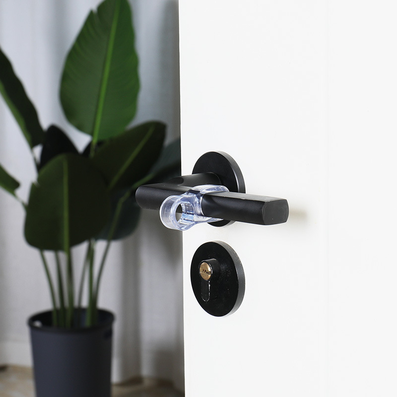 Αόρατο προστατευτικό κάλυμμα λαβής πόρτας με αντικρούσεις, μαξιλαράκι απορρόφησης και σιωπηρό αυτοκόλλητο (Υλικό: Άλλο; Στυλ: Άλλο; Εισαγόμενο: Όχι)