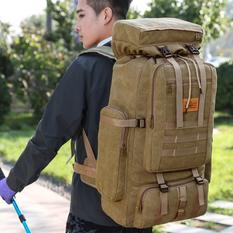 Ruksak – platneni, kapacitet 20–35 L, otporan na habanje, podstava od poliestera, gradski minimalistički stil