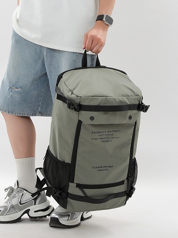 Σακίδιο εξωτερικού τύπου για πεζοπορία, unisex, PU αδιάβροχο, για επιχειρηματικά ταξίδια, με επένδυση Oxford