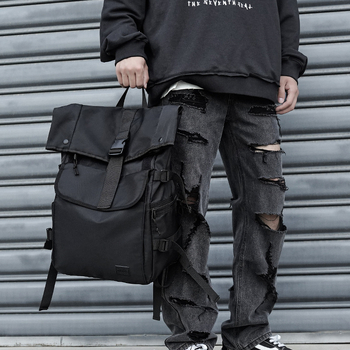 Utazó hátizsák, uniszex, utcai stílus, nylon anyagú, vízálló, 20–35 L kapacitás