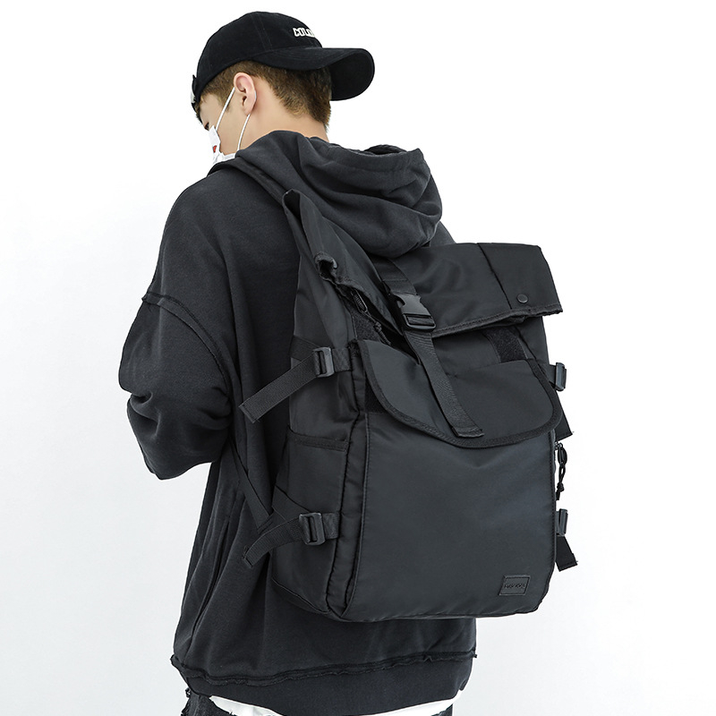 Utazó hátizsák, uniszex, utcai stílus, nylon anyagú, vízálló, 20–35 L kapacitás