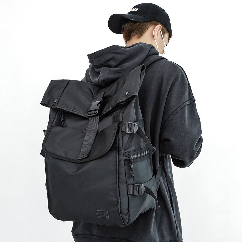 Utazó hátizsák, uniszex, utcai stílus, nylon anyagú, vízálló, 20–35 L kapacitás