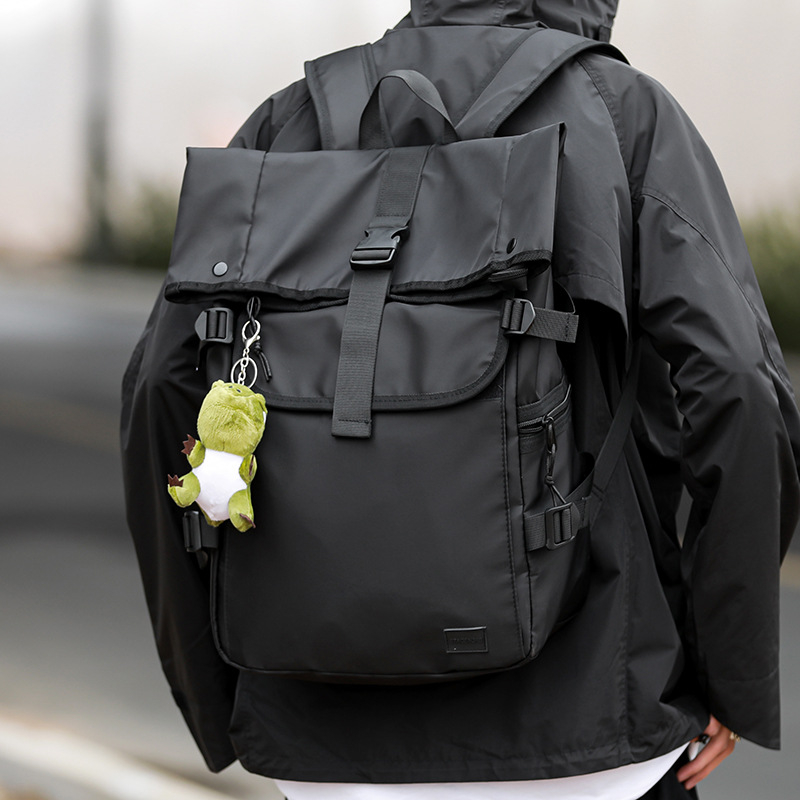 Utazó hátizsák, uniszex, utcai stílus, nylon anyagú, vízálló, 20–35 L kapacitás