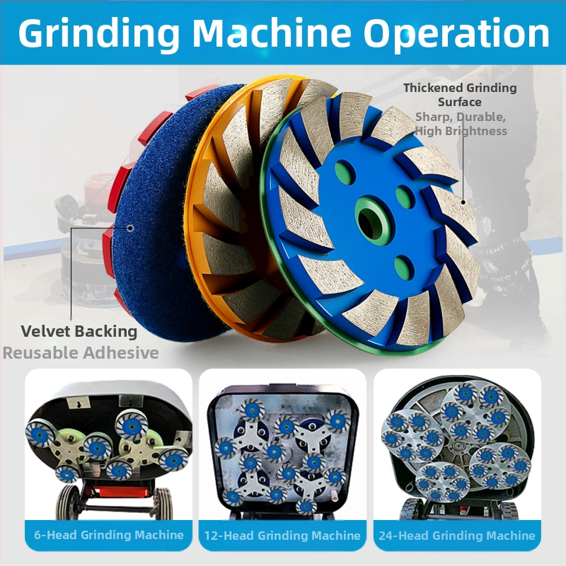 Диамантов шлайф диск със самозалепване за мрамор, гранит и бетон — Chuanxing