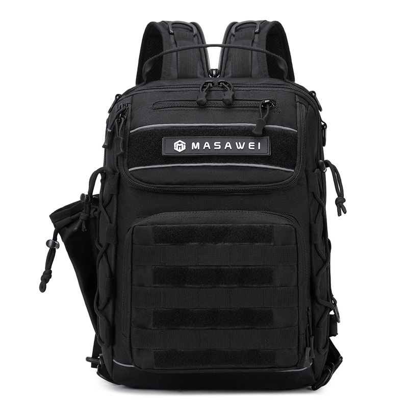 Unisex militāra kamuflāža kalnu pārgājienu mugursoma - taktiska, daudzfunkcionāla, Oxford audums