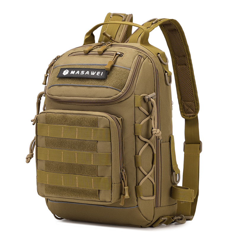 Unisex militāra kamuflāža kalnu pārgājienu mugursoma - taktiska, daudzfunkcionāla, Oxford audums