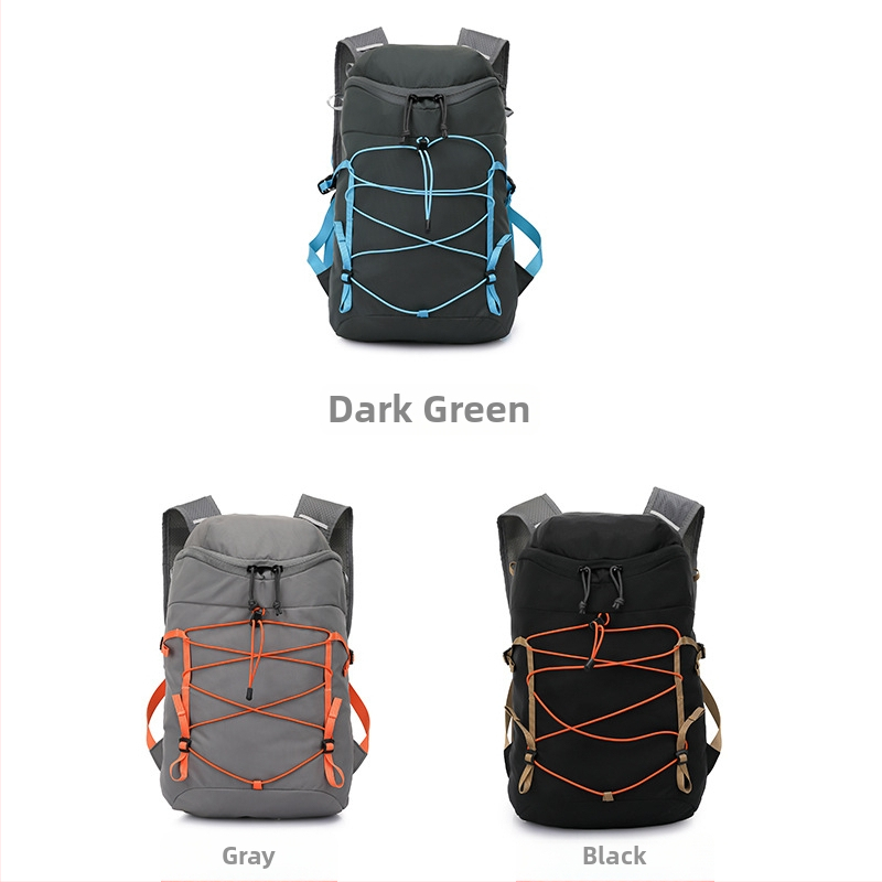 Turistický batoh s ochranou chrbtice | Unisex, polyester, zakrivené ramenné popruhy