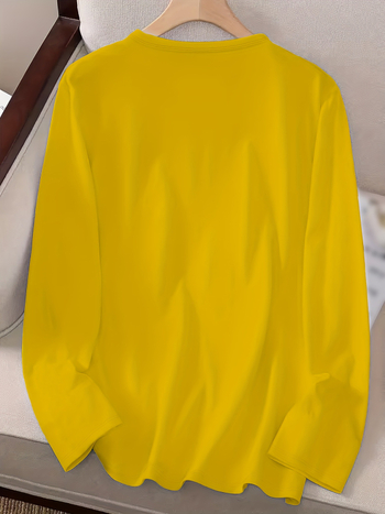 Дамска тениска с дълъг ръкав и качулка, кръгло деколте, модален материал, свободна кройка, джоб с апликация