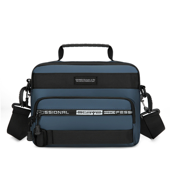 Vyrų pečių krepšys, miesto paprastumas, Oxford audinys, poliesterio pamušalas, vienos spalvos, kvėpuojanti