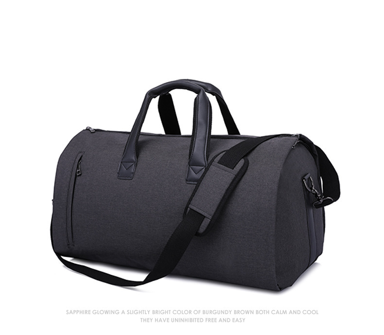 Unisex velika putna torba s cilindričnim sklopnim dizajnom za odijela i vanjsku teretanu - Model NH693#. Kapacitet: 36-55 L; Materijal: Oxford tkanina; Podstava: Poliester; Pogodno za poslovna putovanja