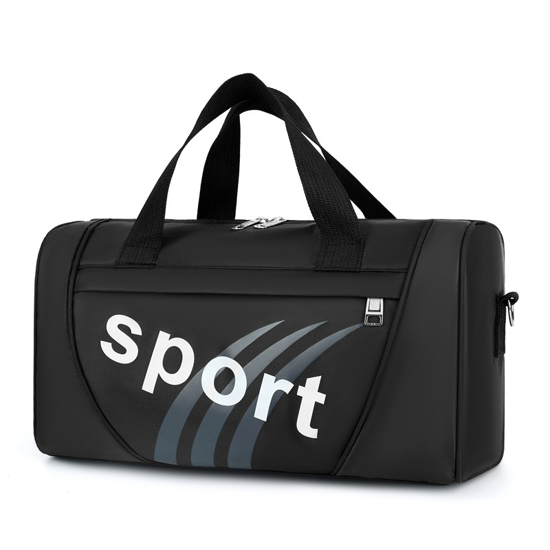 Muška crossbody torba (najlon; prozračna; uzorak s slovima; podstava od poliestera; za slobodno vrijeme i putovanja)