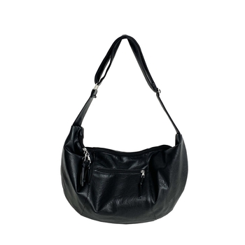 Muška crossbody torba - PU materijal, vodootporna, jednobojni uzorak, proljeće 2025, svakodnevna upotreba