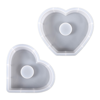 Καρδιακή φόρμα από σιλικόνη για αρτοποιία και χειροτεχνίες — σχήμα: καρδιά; υλικό: σιλικόνη; κατηγορία: φόρμες για ψήσιμο/κέικ; στυλ: μοντέρνο μινιμαλιστικό