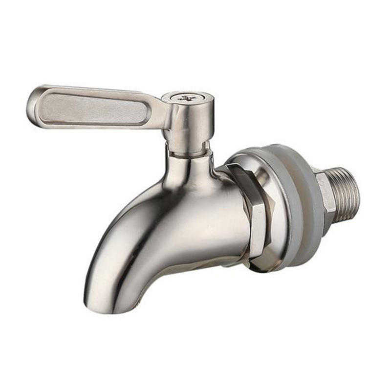 Vyno statinės čiaupas - magnetinis, nerūdijantis plienas, keraminis vožtuvo korpusas, montavimas prie statinės, vieno sąnario dizainas