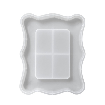 Καλούπι σιλικόνης για φωτογραφικό κάδρο – ακανόνιστο σχήμα, κατάλληλο για ρητίνη και DIY διακοσμητικά