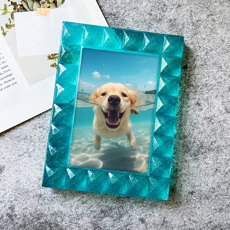 Silikonski kalup za foto okvir – nepravilnog oblika, pogodan za smolu i DIY foto okvirima